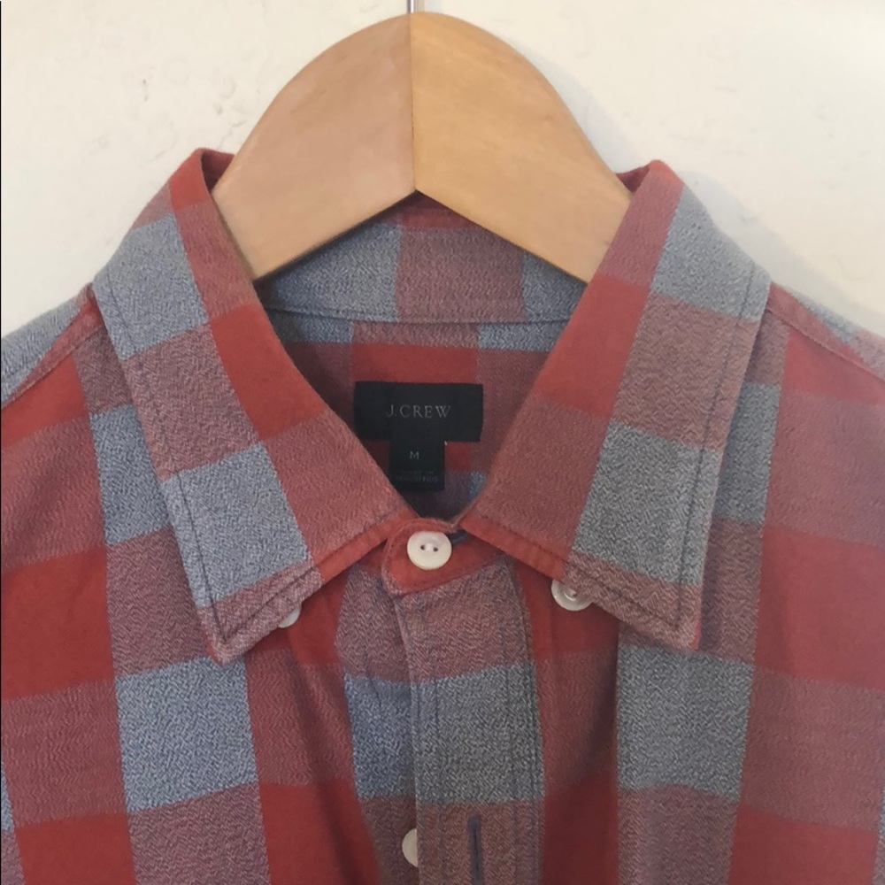 J Crew long sleeve plaid shirt